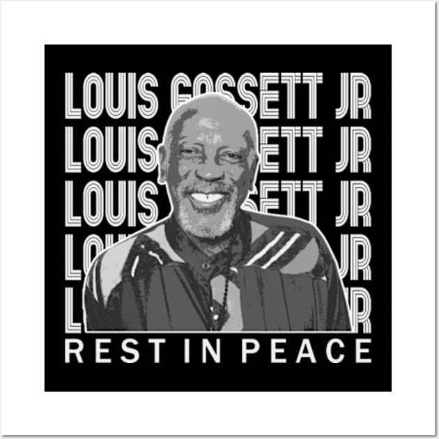 Louis gossett jr - Rest in peace Wall Art by Instocrew